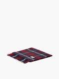 Multi Pure Wool Jacquard Check Scarf  Men