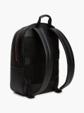 Black Metallic Logo Dome Backpack  Men
