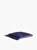 Blue Reversible Global Stripe Pure Wool Scarf  Men