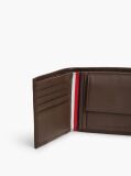 Brown Corporate Leather Bifold Card And Coin Wallet  Men