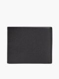 Black Corporate Leather Credit Card Bifold Wallet  Men