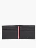 Black Corporate Leather Credit Card Bifold Wallet  Men