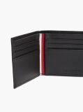 Black Corporate Leather Credit Card Bifold Wallet  Men