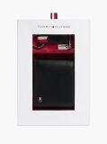 Black Leather Credit Card Wallet And Key Fob Gift Set  Men
