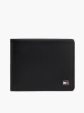 Black Leather Credit Card Wallet And Key Fob Gift Set  Men
