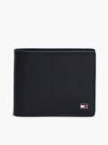Blue Leather Credit Card Wallet And Key Fob Gift Set  Men