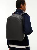 Black TH Business Textured Dome Backpack  Men