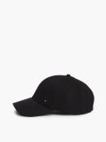 Black Wool Blend Six-Panel Cap  Men