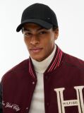Black Wool Blend Six-Panel Cap  Men