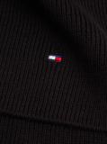 Black Kids’ Rib-Knit Scarf  Kids Unisex