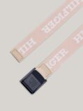 Pink Kids' Essential Hilfiger Monotype Logo Webbing Belt  Kids Unisex
