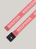 Pink Kids' Slide Buckle Webbing Belt  Kids Unisex