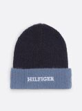 Blue Kids' Hilfiger Monotype Beanie and Snood Set  Kids Unisex