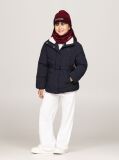 Red Kids' Hilfiger Monotype Beanie and Snood Set  Kids Unisex