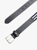 Blue Kids' Stripe Mixed Texture Belt  Kids Unisex