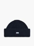 Μπλε Μάλλινο Σκουφάκι Με Tonal Σημαιάκι  Unisex