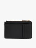 Black Hilfiger Icon Zip Credit Card Holder  Women