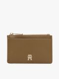 Brown Hilfiger Icon Zip Credit Card Holder  Women