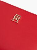 Red TH Monogram Zip-Around Flap Wallet  Women