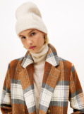 Beige TH Heritage Script Beanie  Women