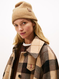 Brown TH Heritage Script Beanie  Women