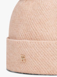 Pink Chic Metallic Pom Pom Beanie  Women