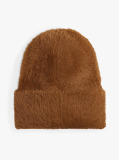 Brown Heritage Fluffy Beanie  Women