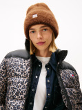 Brown Heritage Fluffy Beanie  Women