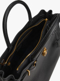 Μαύρο American Icon Tote Δερμάτινη Τσάντα  Γυναίκες