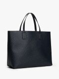 Μπλε Hilfiger Icon Τσάντα Tote Με Ανάγλυφο Μονόγραμμα TH  Γυναίκες