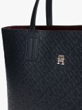 Μπλε Hilfiger Icon Τσάντα Tote Με Ανάγλυφο Μονόγραμμα TH  Γυναίκες