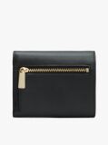 Black Hilfiger Icon TH Monogram Trifold Wallet  Women