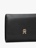 Black Hilfiger Icon TH Monogram Trifold Wallet  Women