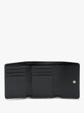 Black Hilfiger Icon TH Monogram Trifold Wallet  Women
