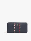 Μπλε Hilfiger Icon Πορτοφόλι Με Φερμουάρ Και Signature Λεπτομέρεια  Γυναίκες