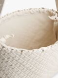 Beige TH Monogram Braided Hobo Bag  Women