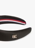 Μαύρο TH Monogram Σατέν Στέκα  Γυναίκες