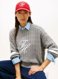 Red Logo Embroidery Twill Baseball Cap  Women