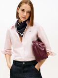 Blue Pure Silk Logo Scarf  Women