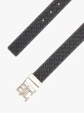Multi ΤH Monogram Δερμάτινη Ζώνη Διπλής Όψεως  Γυναίκες