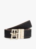 Multi ΤH Monogram Δερμάτινη Ζώνη Διπλής Όψεως  Γυναίκες