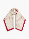 Multi Woven Chain Pure Silk Scarf  Women