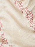 Multi Woven Chain Pure Silk Scarf  Women
