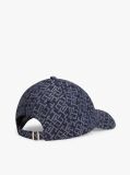 Blue TH Monogram Jacquard Baseball Cap  Women