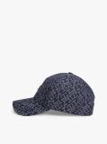 Blue TH Monogram Jacquard Baseball Cap  Women