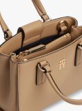 Καφέ TH Monogram Τσάντα Tote Με Χιαστί Λουράκι  Γυναίκες