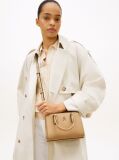 Καφέ TH Monogram Τσάντα Tote Με Χιαστί Λουράκι  Γυναίκες