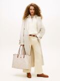 Beige City TH Monogram Woven Tote Bag  Women