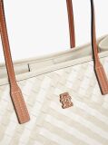Beige City TH Monogram Woven Tote Bag  Women