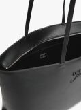 Black Essential Embossed Logo Tote Bag  Women